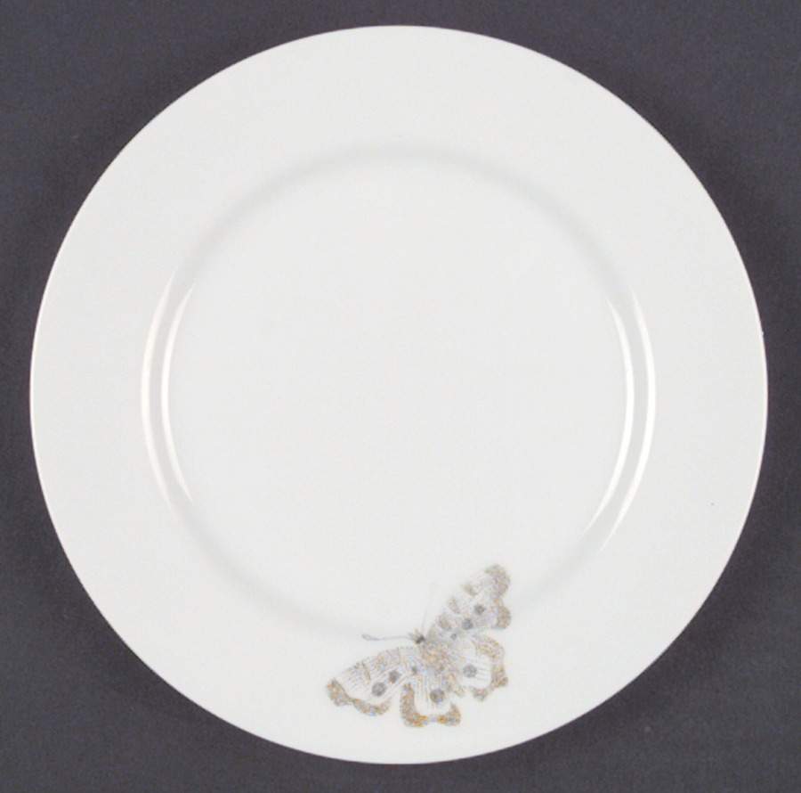 Pastel Poppy (White Background) Bread & Butter Plate by Fitz & Floyd-1