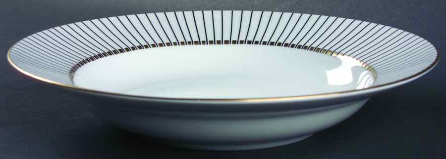 Pareille Large Rim Soup Bowl by Fitz and Floyd-1