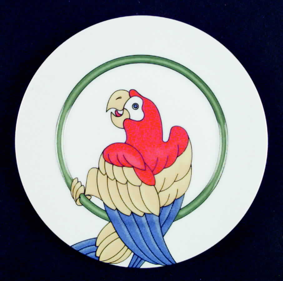 Parrot In Ring Salad Plate by Fitz and Floyd-1