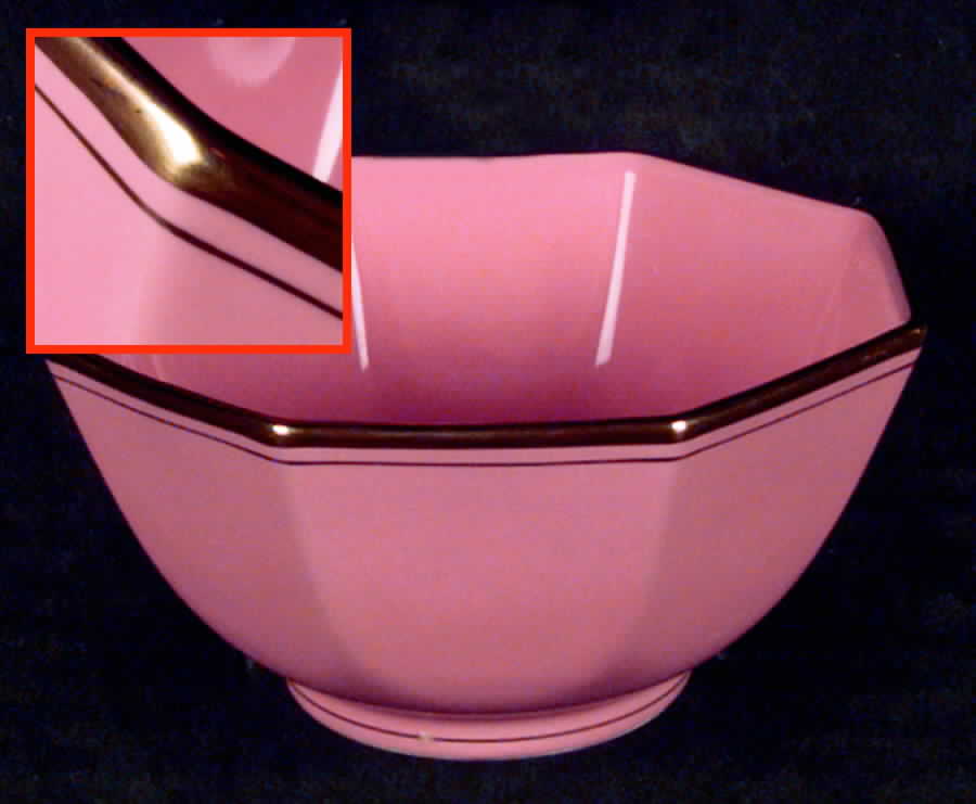 Pavillon Apricot 5" Octagonal Vegetable Bowl by Fitz & Floyd-1
