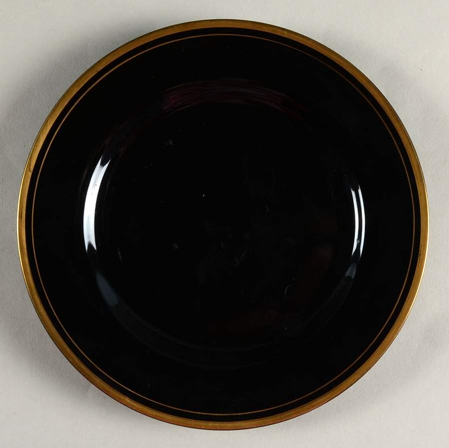 Pavillon Black Bread & Butter Plate by Fitz & Floyd-1