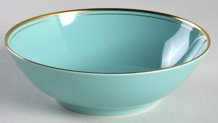 Pavillon Turquoise Coupe Cereal Bowl by Fitz & Floyd-1