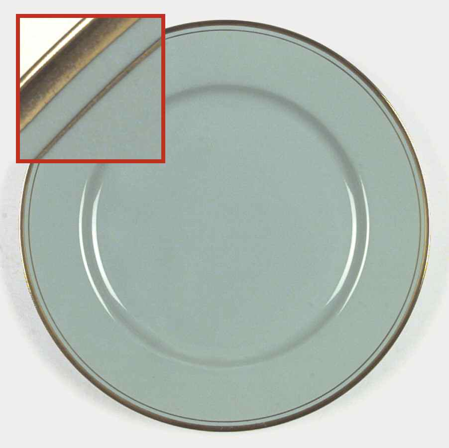 Pavillon Turquoise Dinner Plate by Fitz & Floyd-1