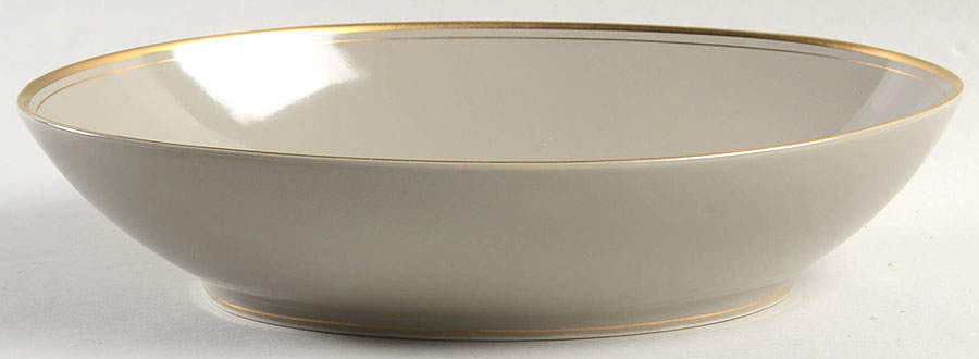 Pavillon Greige 10" Oval Vegetable Bowl by Fitz & Floyd-1
