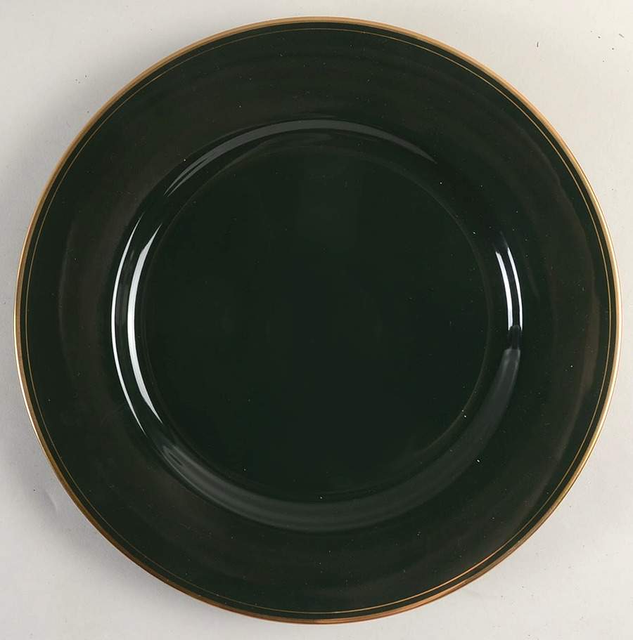 Pavillon Hunter Green Service Plate (Charger) by Fitz & Floyd-1