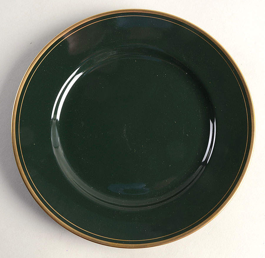 Pavillon Hunter Green Salad Plate by Fitz & Floyd-1