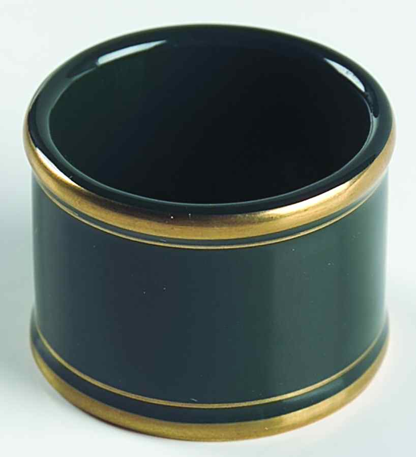 Pavillon Hunter Green Napkin Ring by Fitz & Floyd-1