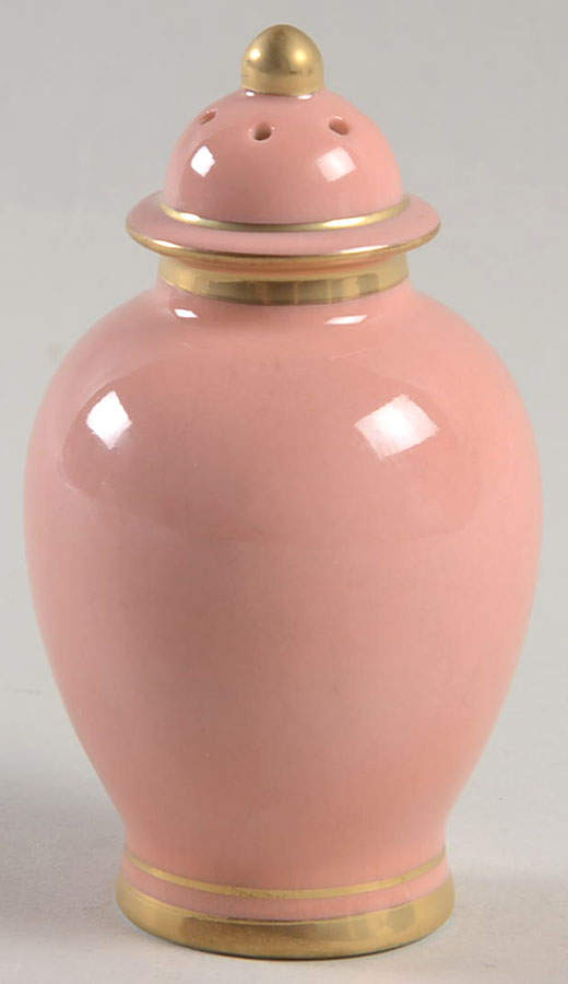 Pavillon Peach Coral Pepper Shaker by Fitz and Floyd-1