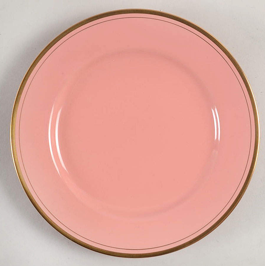 Pavillon Peach Coral Bread & Butter Plate by Fitz & Floyd-1