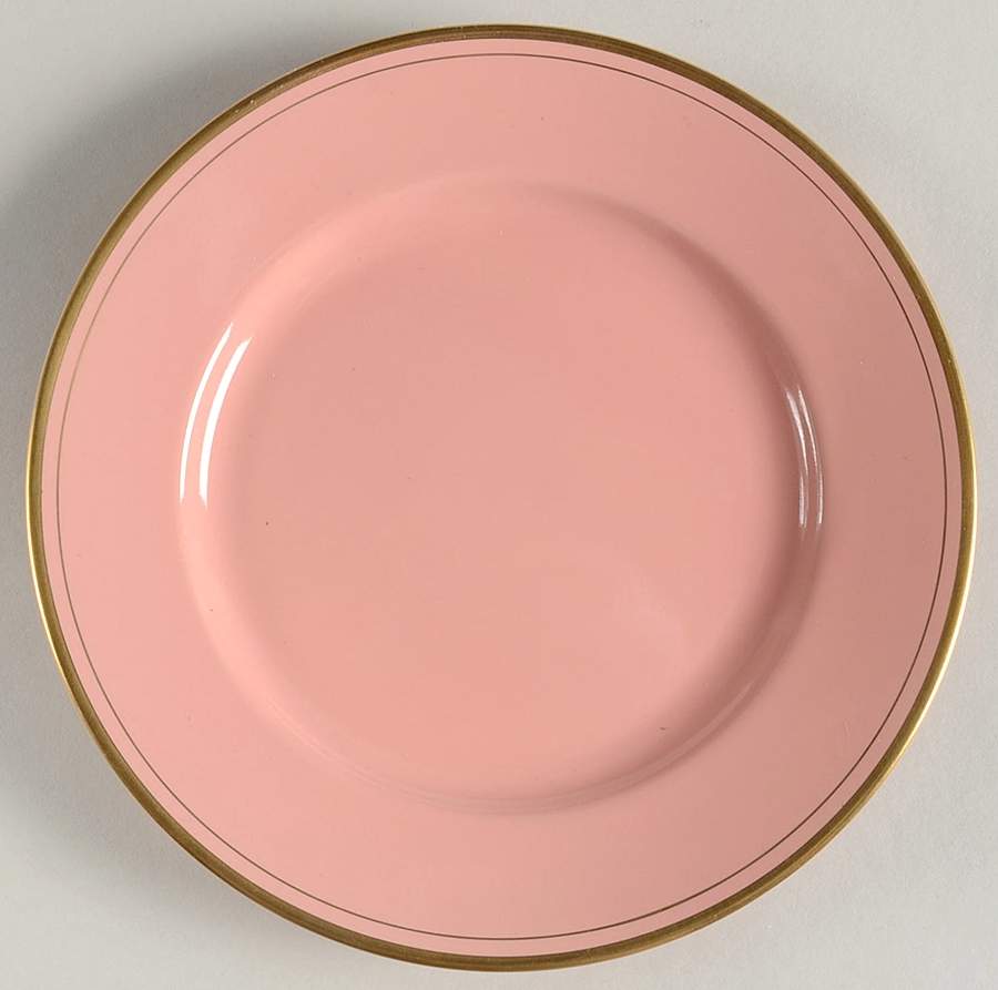Pavillon Peach Coral Salad Plate by Fitz and Floyd-1