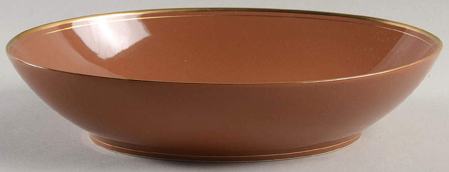 Pavillon Sandalwood 10" Oval Vegetable Bowl by Fitz & Floyd-1