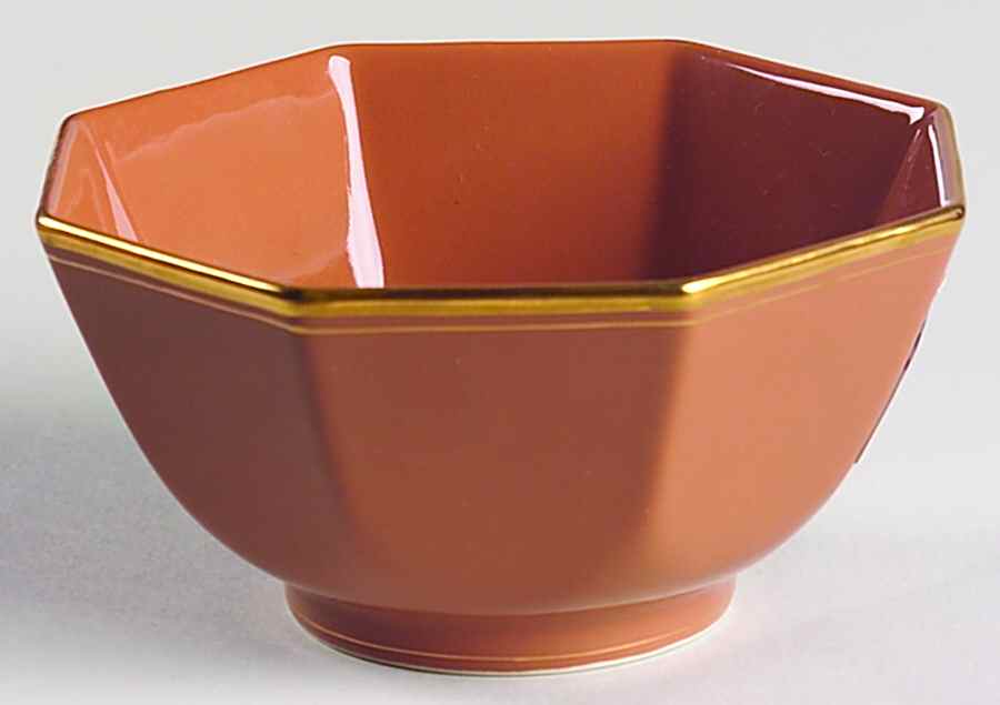 Pavillon Sandalwood 5" Octagonal Vegetable Bowl by Fitz and Floyd-1