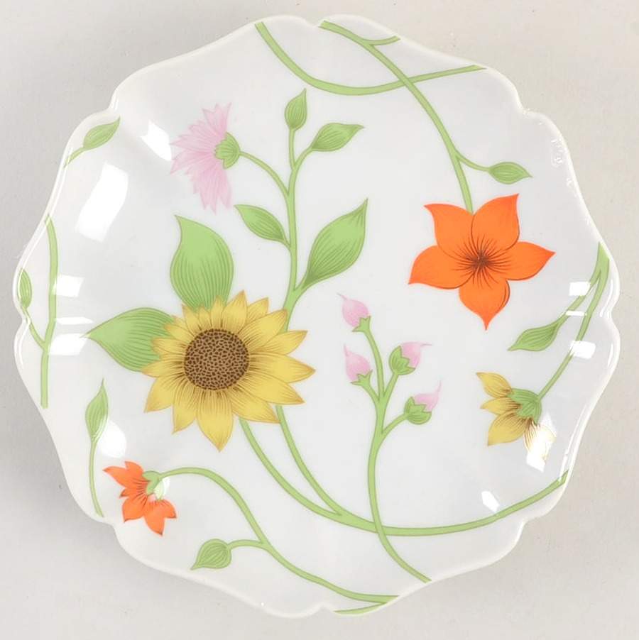 Petite Fleur Appetizer Plate by Fitz & Floyd-1
