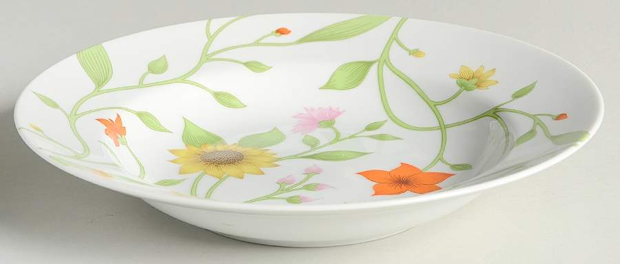Petite Fleur Large Rim Soup Bowl by Fitz & Floyd-1