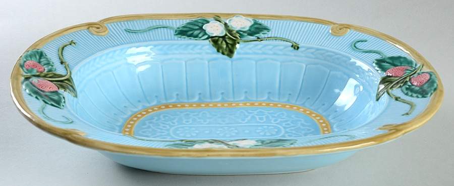 Petite Fraise Des Bois 11" Oval Vegetable Bowl by Fitz & Floyd-1