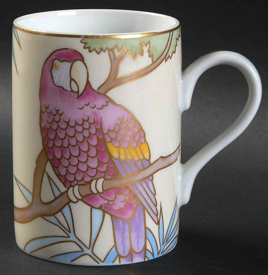 Perroquets Mug by Fitz & Floyd-1