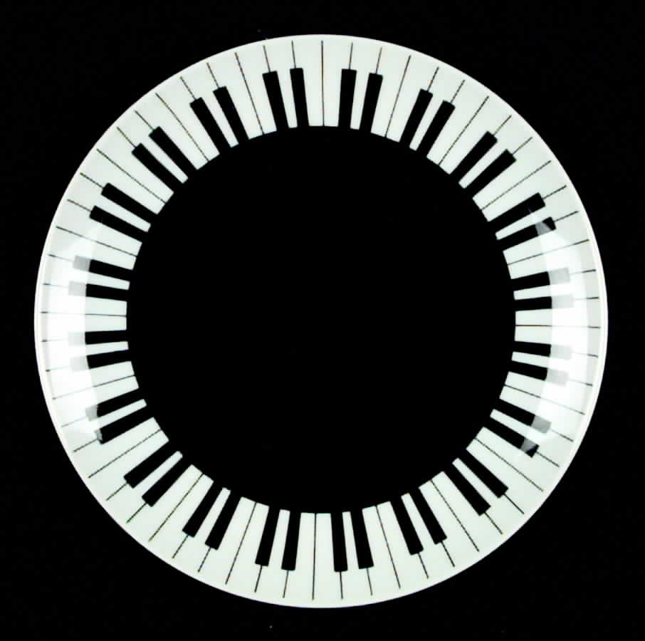 Piano Salad Plate by Fitz & Floyd-1