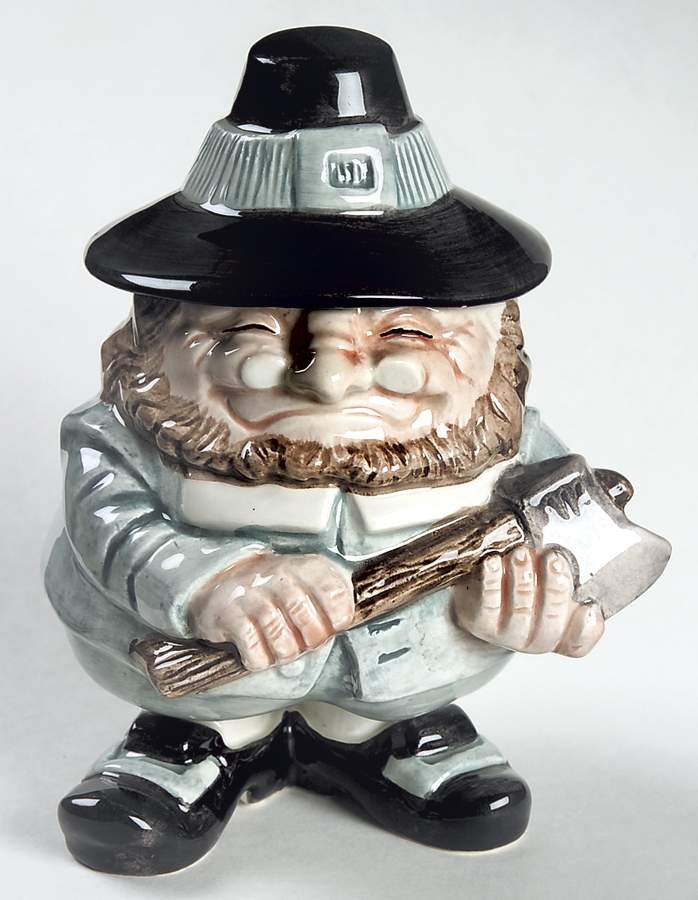 Pilgrims Progress Sugar Bowl & Lid by Fitz & Floyd-1
