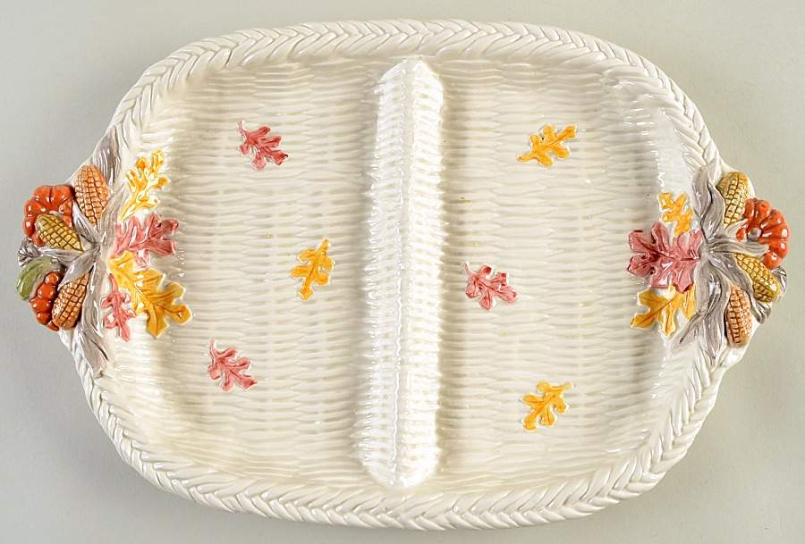 Pilgrims Progress Oval Divided Server by Fitz & Floyd-1