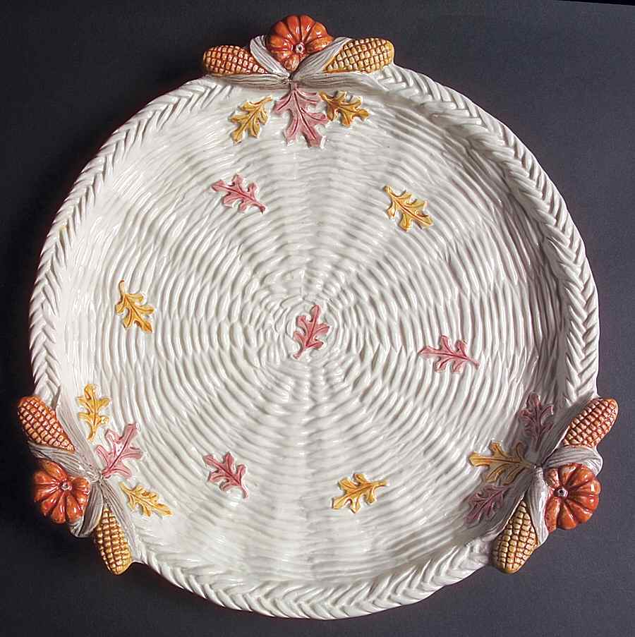 Pilgrims Progress 13" Chop Plate (Round Platter) by Fitz & Floyd-1