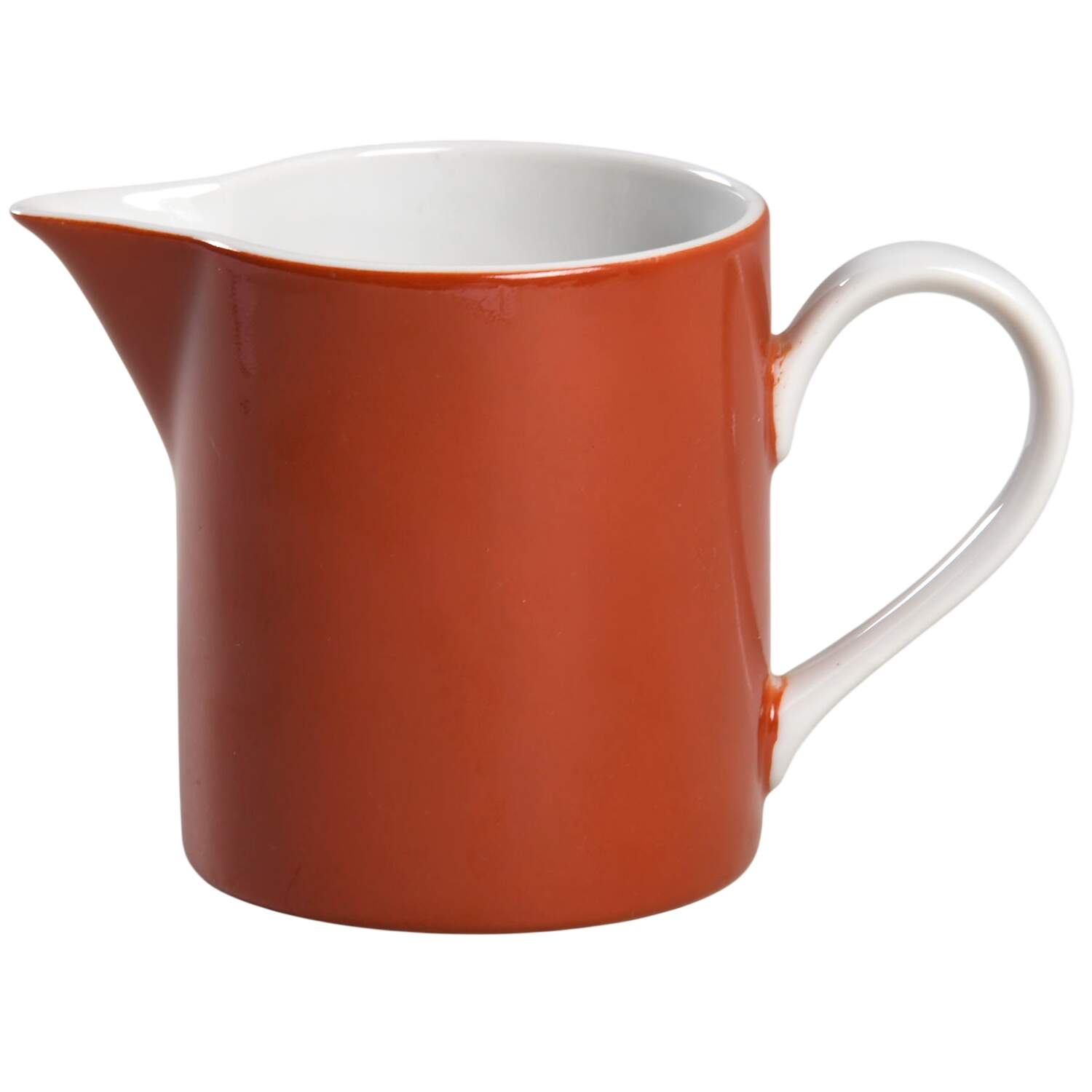 Pin Stripe Terra Cotta Creamer by Fitz & Floyd-1