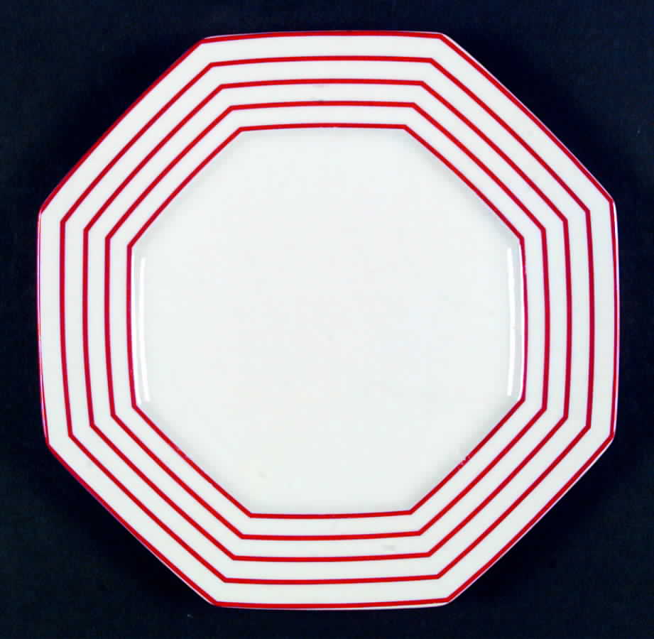 Pin Stripe Terra Cotta Dinner Plate by Fitz & Floyd-1