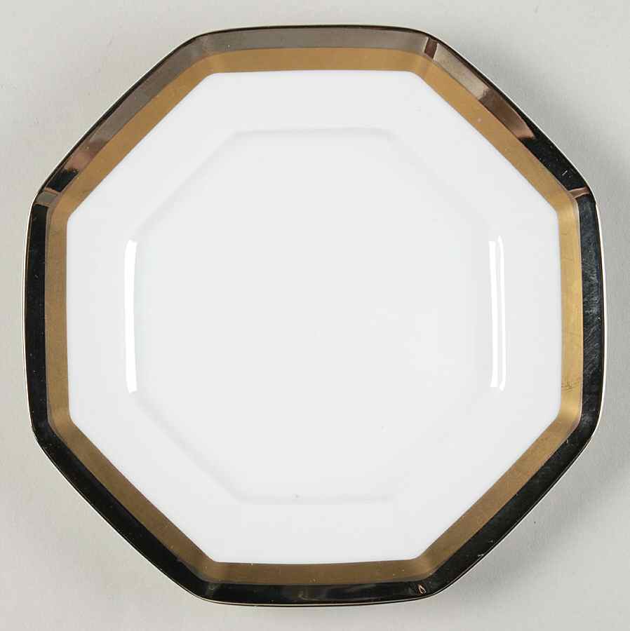 Platine D'Or (Octagonal) Bread & Butter Plate by Fitz & Floyd-1