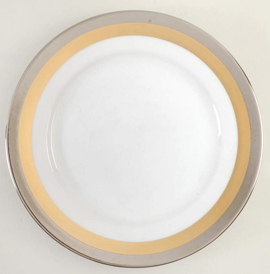 Platine D'Or (Round) Bread & Butter Plate by Fitz & Floyd-1