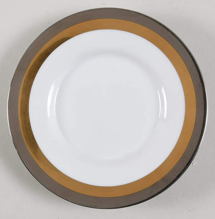 Platine D'Or (Round) Saucer by Fitz & Floyd-1