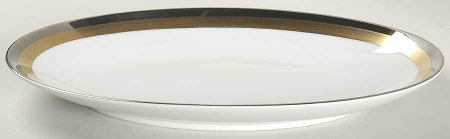 Platine D'Or (Round) Relish/Gravy Underplate by Fitz & Floyd-1