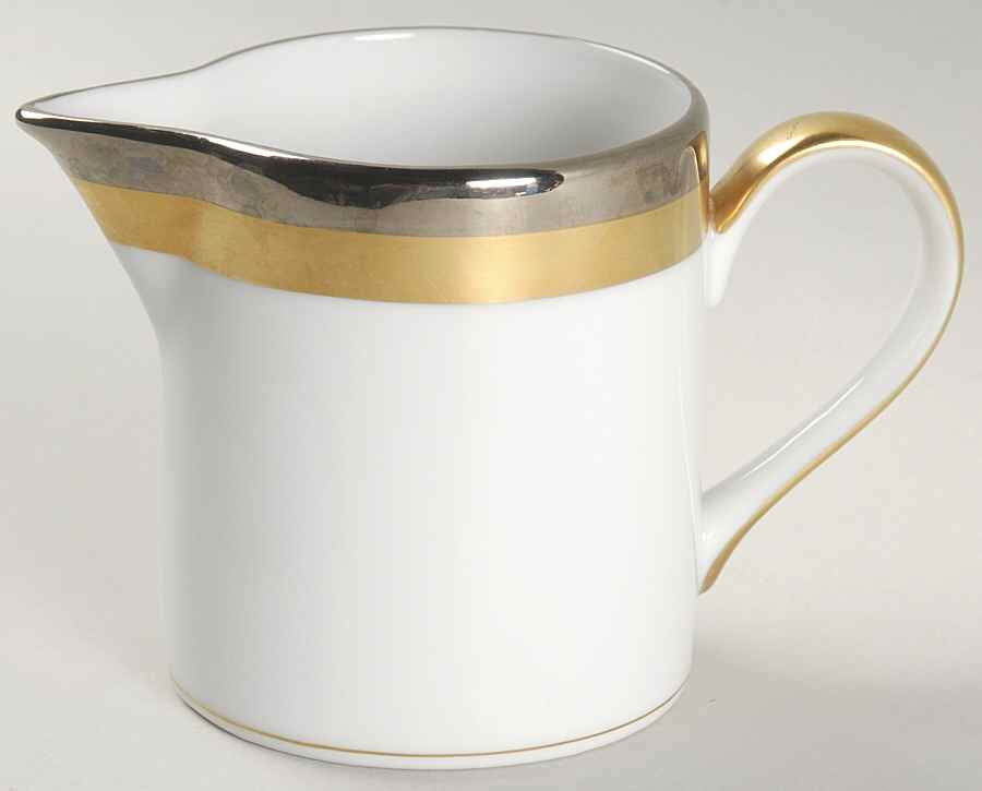 Platine D'Or (Round) Creamer by Fitz & Floyd-1