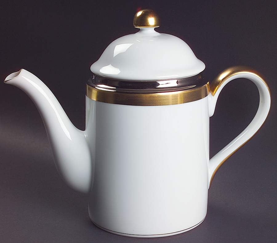 Platine D'Or (Round) Coffee Pot & Lid by Fitz & Floyd-1