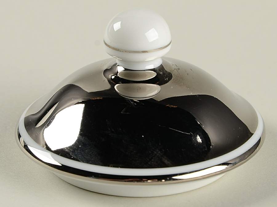 Platinum Rondelet Lid for Sugar Bowl by Fitz & Floyd-1