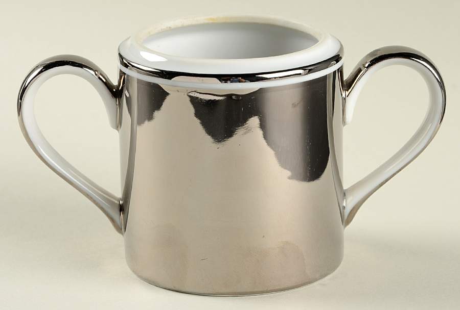 Platinum Rondelet Sugar Bowl No Lid by Fitz & Floyd-1