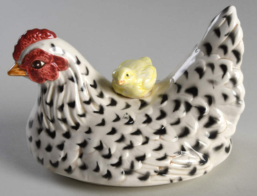 Poulet Lid for Medium Candy Box by Fitz and Floyd-1