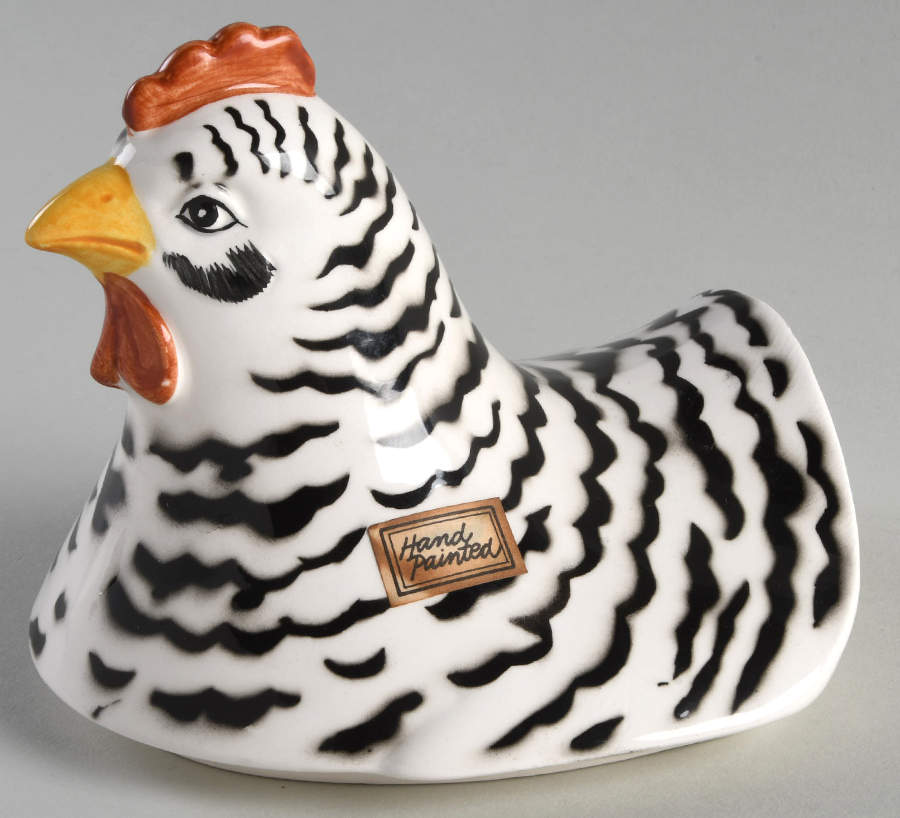 Poulet Lid for Figural Cookie Jar by Fitz and Floyd-1