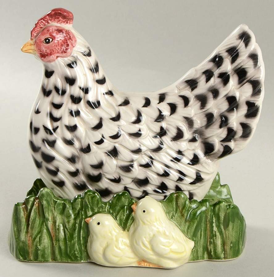 Poulet Figural Recipe Card Holder by Fitz and Floyd-1
