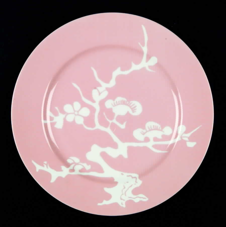 Prunier De Chine Peach (Negative) Dinner Plate by Fitz & Floyd-1
