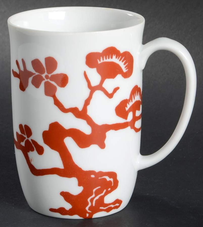 Prunier De Chine Red (Positive) Mug by Fitz & Floyd-1