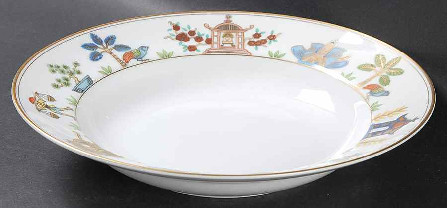 Promenade Large Rim Soup Bowl by Fitz & Floyd-1