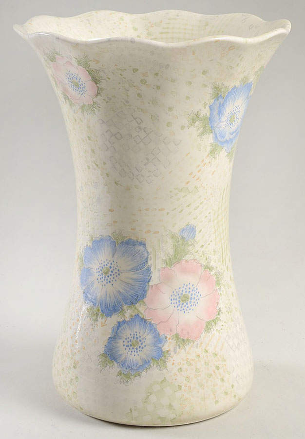 Provence (Pink and Blue Flowers) 8" Vase by Fitz & Floyd-1