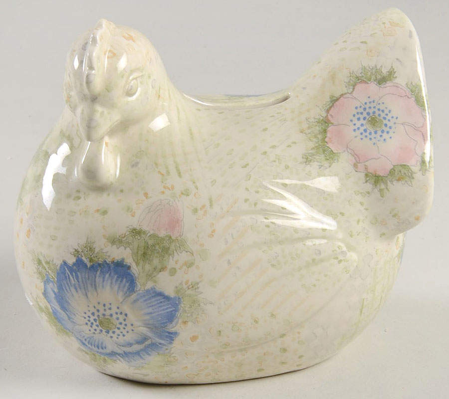 Provence (Pink and Blue Flowers) Bank by Fitz & Floyd-1
