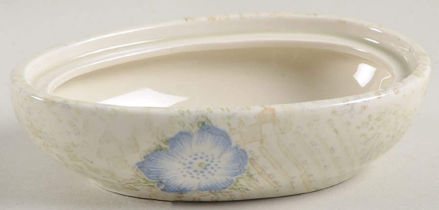 Provence (Pink and Blue Flowers) 4" Egg Box No Lid by Fitz & Floyd-1