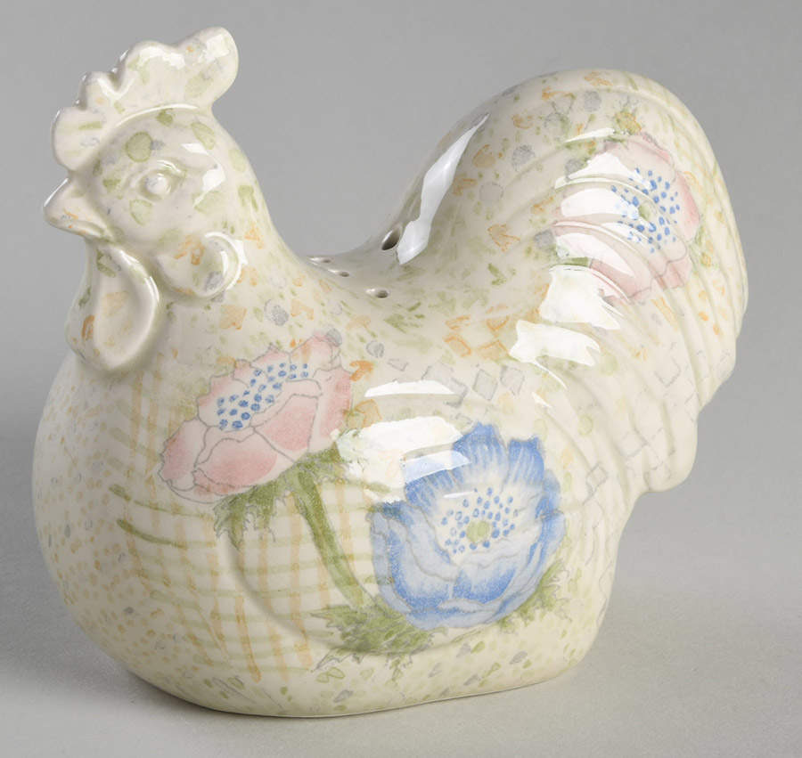 Provence (Pink and Blue Flowers) Figural Pepper Shaker by Fitz & Floyd-1