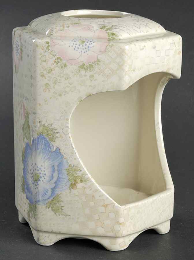 Provence (Pink and Blue Flowers) Votive Candleholder by Fitz & Floyd-1