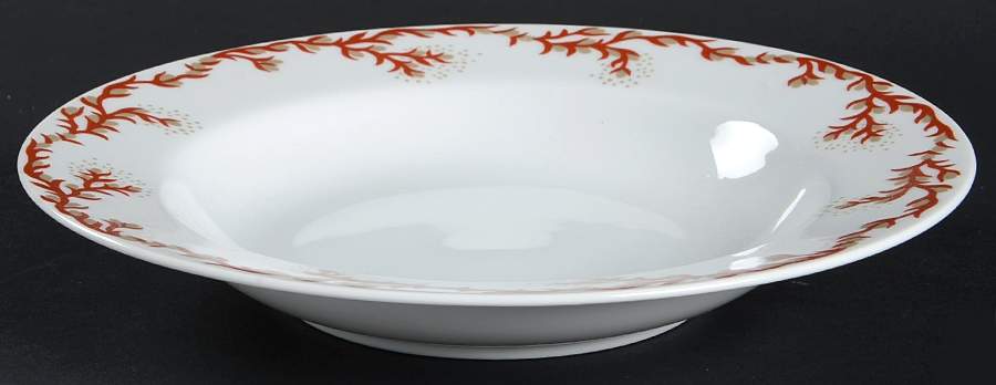 Pussy Willow Rim Soup Bowl by Fitz & Floyd-1
