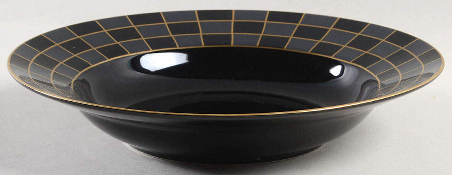 Quadrille Large Rim Soup Bowl by Fitz and Floyd-1