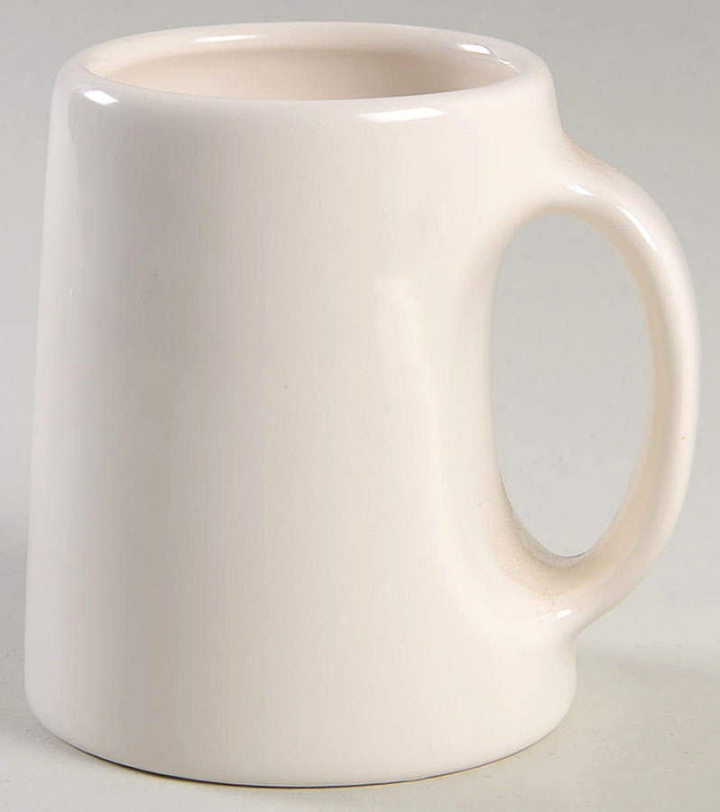 Quadrille White (Earthenware) Mug by Fitz & Floyd-1