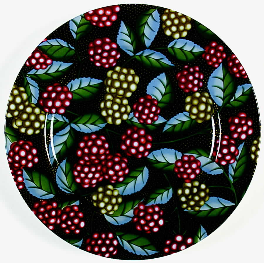 Raspberries Salad Plate by Fitz & Floyd-1