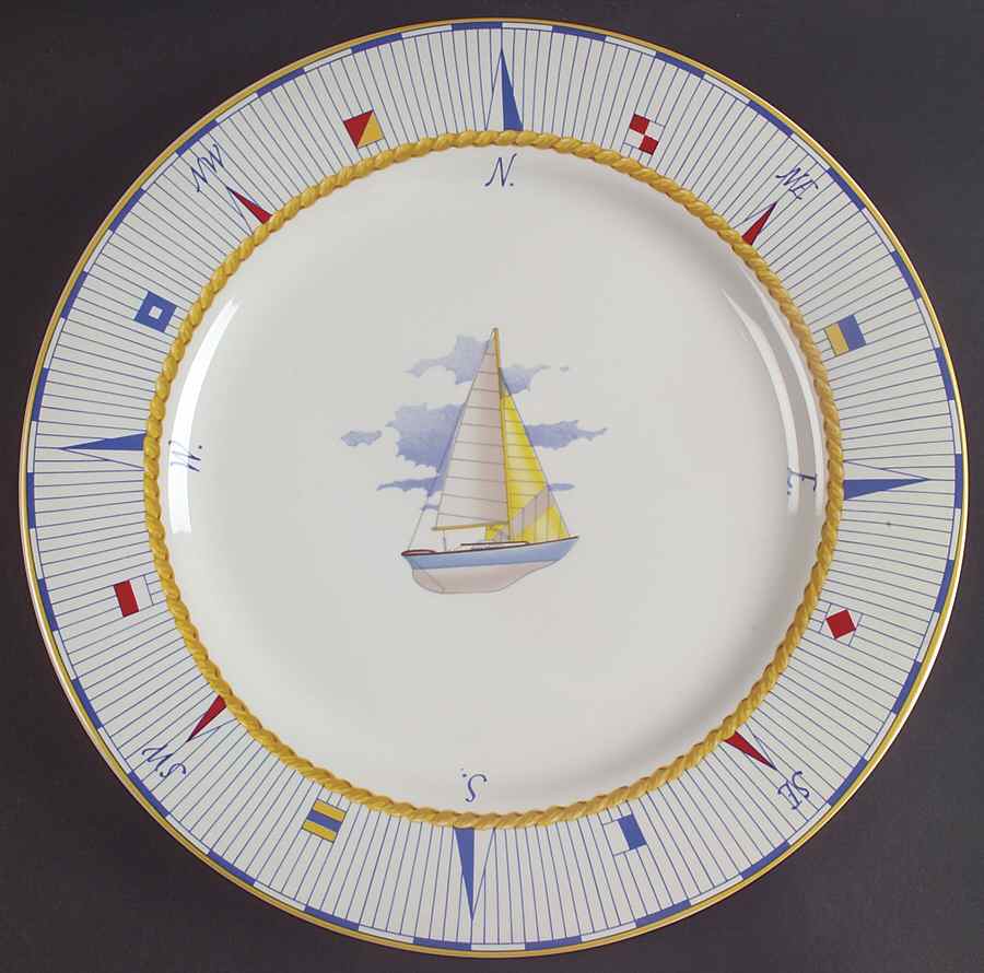Regatta 12" Chop Plate (Round Platter) by Fitz & Floyd-1